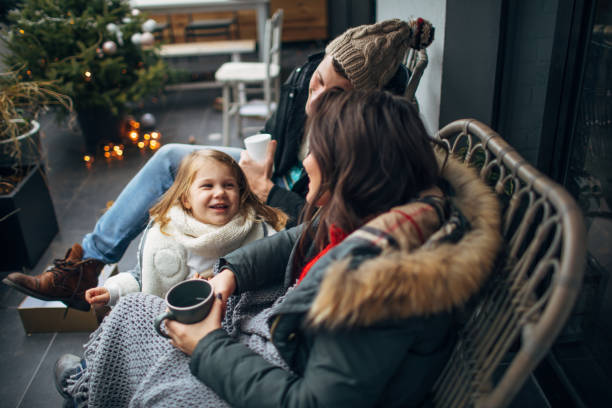 istock An outdoor Christmas celebration 892729798