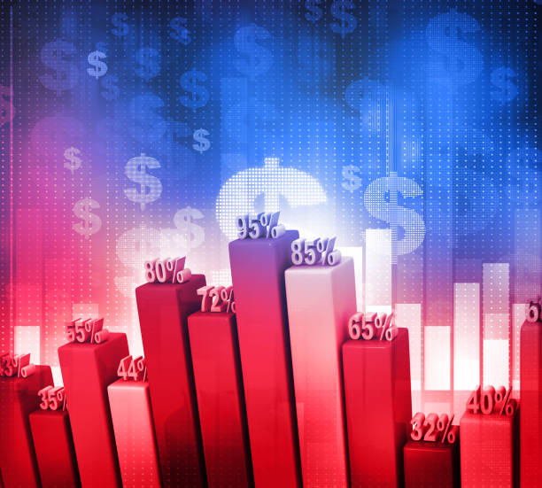 istock Stock Market Graph and business Bar Chart 892733132