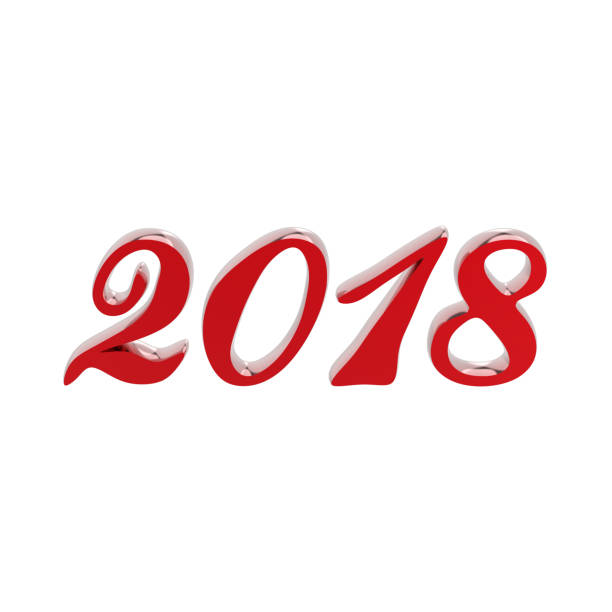 istock 3D illustration isolated new year 2018 red numbers 892765544