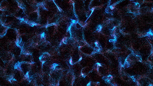 istock Colorful Particles dispersing and twisting. High quality clip rendered on high end computer and graphics card 892787430