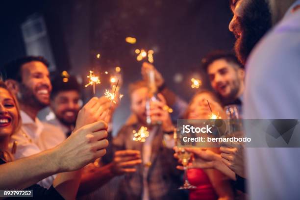 For A Bright New Year Stock Photo - Download Image Now - New Year, Celebratory Toast, Celebration
