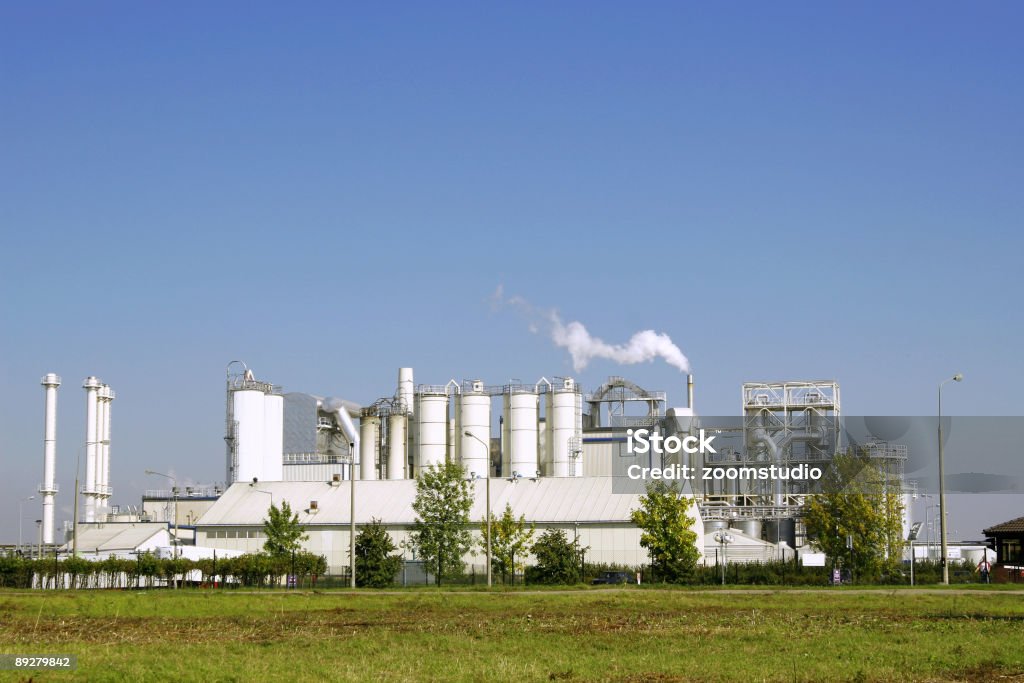 Chemical fábrica - Foto de stock de Acero libre de derechos