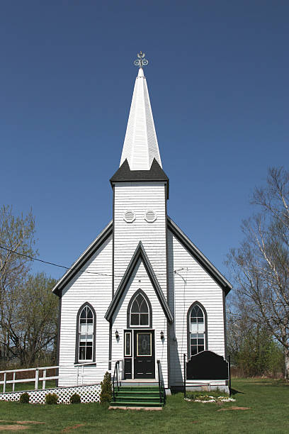 istock Old Country Church 89280282