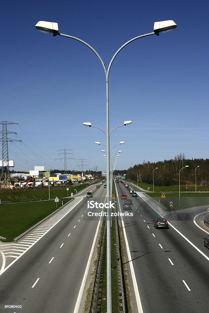 Lámparas en ringroad - Foto de stock de Asfalto libre de derechos