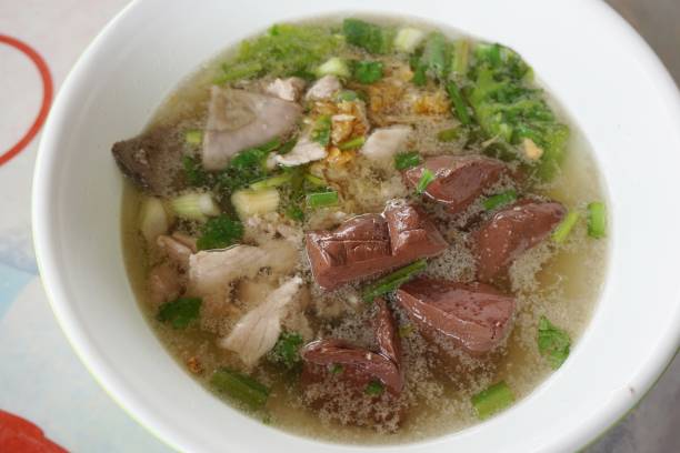 istock thai style blood jelly with offal soup 892806934