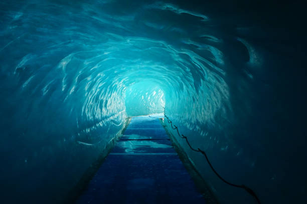 istock Inside the Mer de Glace glacier. Chamonix. France. Alps. 892813326