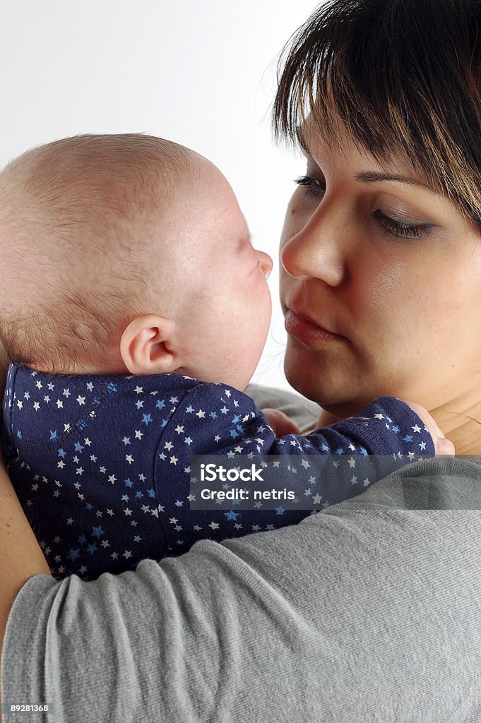 Madre sostiene bebé#5 - Foto de stock de Adulto libre de derechos