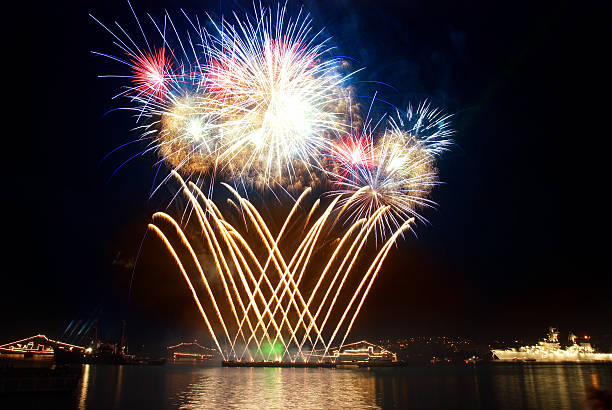 Fireworks  whitsun stock pictures, royalty-free photos & images