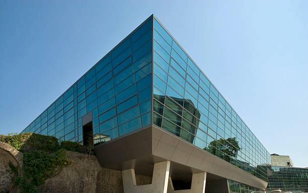 istock Darmstadium on ancient wall, the congress center 89283086