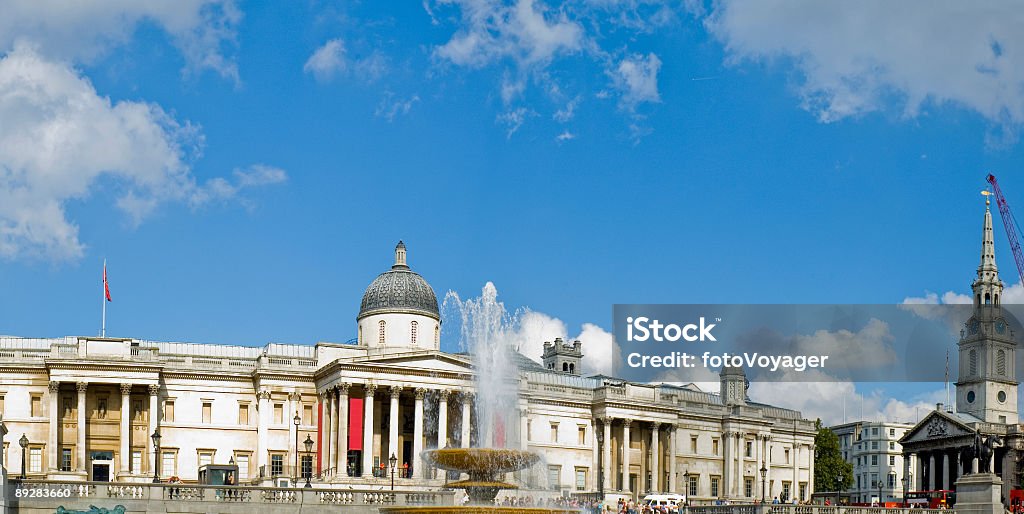 A National Gallery panorama, Londres - Foto de stock de Arte royalty-free