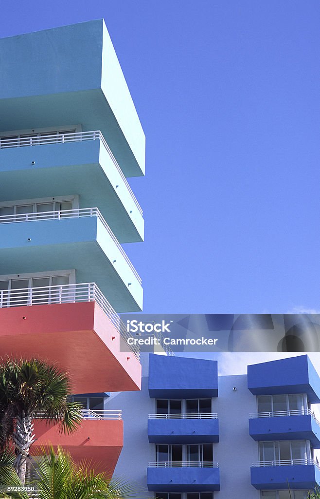 Condominio en South Beach (Art Decó - Foto de stock de Miami libre de derechos