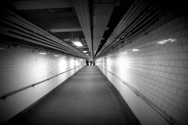 istock Manhattan undergound, black and white tunnel view. 892839946