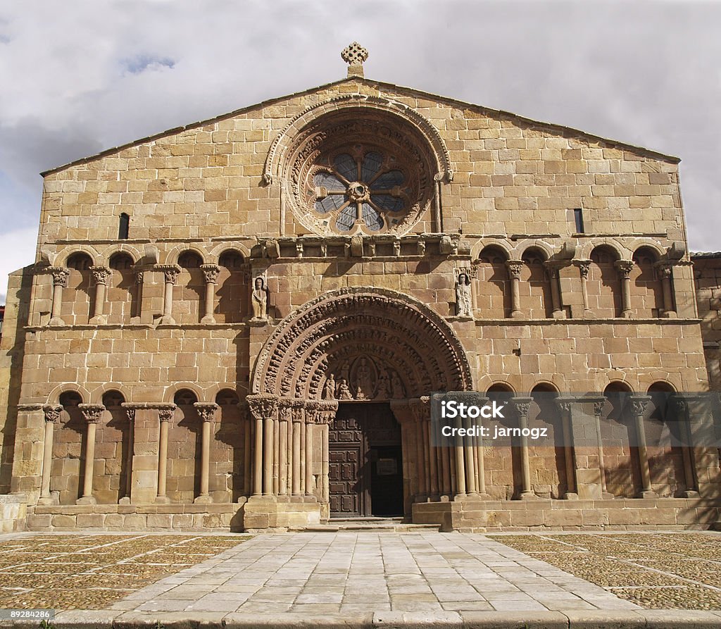 Eglise Santo Domingo de Soria, Espagne - Photo de Architecture libre de droits