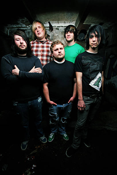 istock Young Men Underground in Front of Tagged Walls 89284551