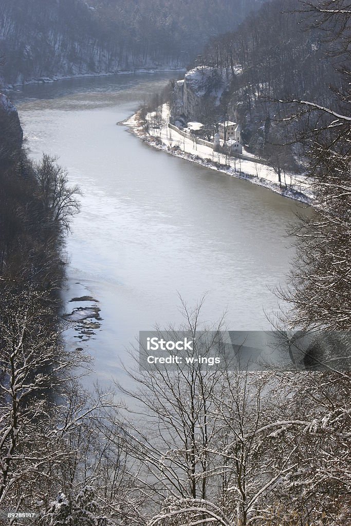 Vista al río Danubio, en baviera - Foto de stock de Agua libre de derechos