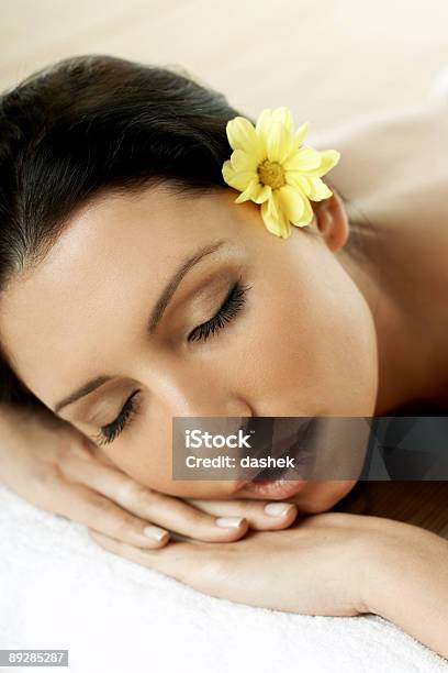 Spa Relaxing Stock Photo - Download Image Now - Adult, Bamboo - Material, Beautiful Woman
