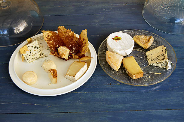 istock Platters of French cheese 89285288