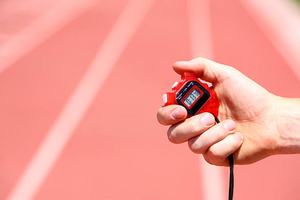 time measurement at a track meeting