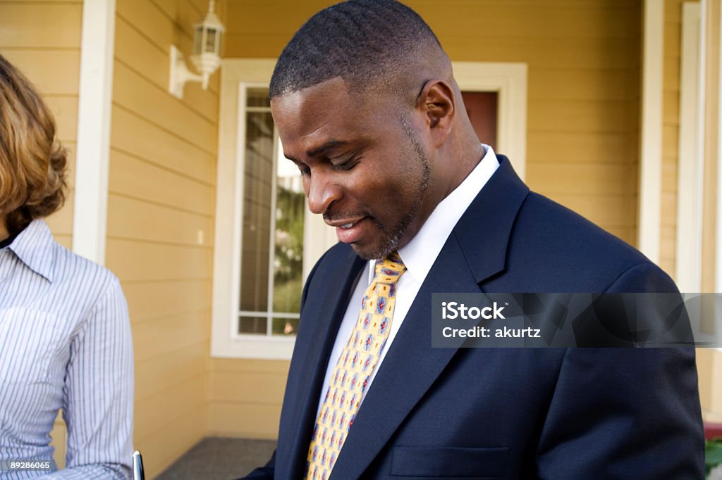 Business man XXL  African Ethnicity Stock Photo