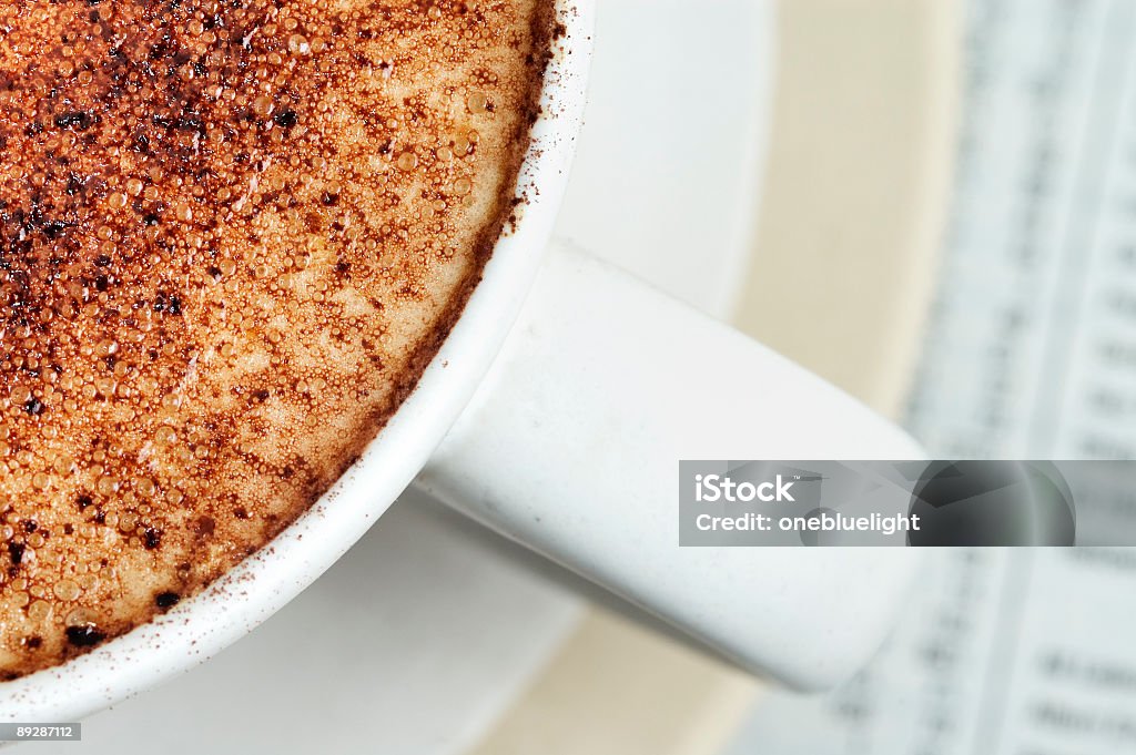Guten Morgen! Cappuccino bitte - Lizenzfrei Alkoholfreies Getränk Stock-Foto