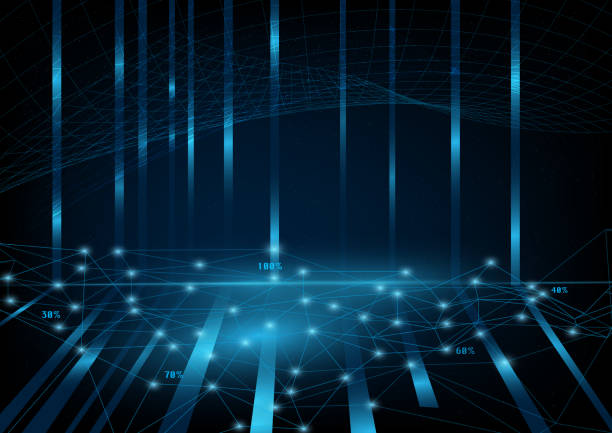 istock Abstract futuristic data and modern management of technology that can use for business presentation. 892871184