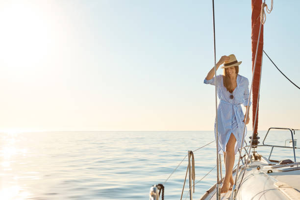 a vida de barco aka a boa vida - yachting - fotografias e filmes do acervo