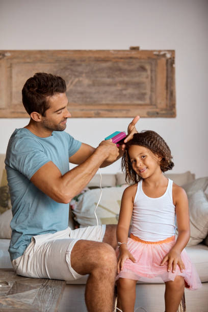 istock Only dad can do my hair how I want! 892876734