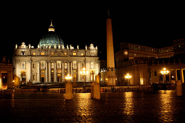 Praça Saint Peters - fotografia de stock