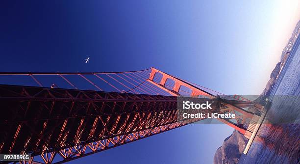 Most Golden Gate - zdjęcia stockowe i więcej obrazów Czerwony - Czerwony, Fotografika, Horyzontalny