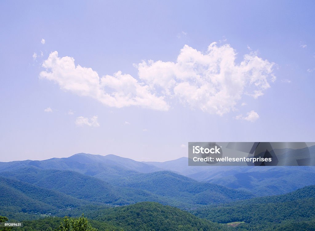 Montanhas Blue Ridge - Royalty-free Admirar a Vista Foto de stock