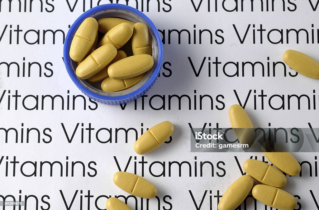 Amarela de vitaminas - Foto de stock de Alimentação Saudável royalty-free