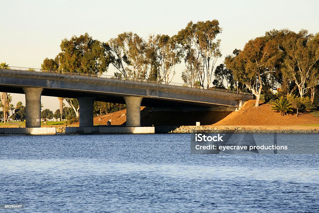 coastal california scena-ponte - Foto stock royalty-free di Acqua