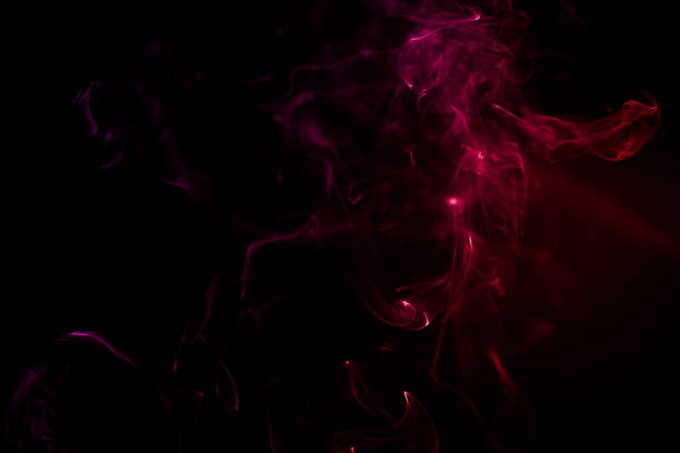 istock Abstract smoke isolated on black background 892931854