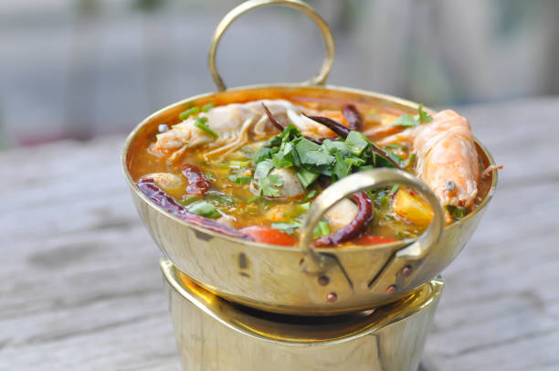 istock tom yum kung, spicy soup 892941302