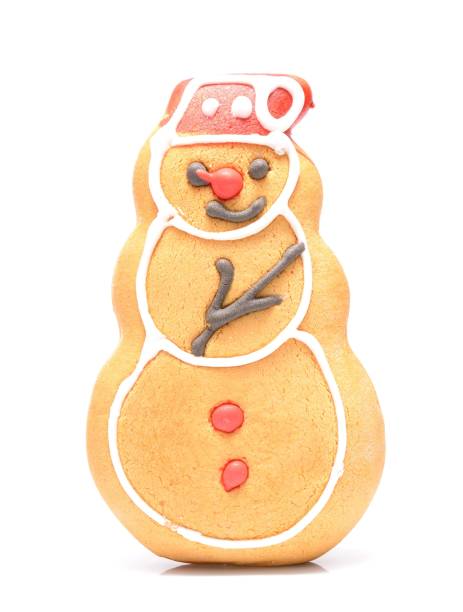 istock Christmas gingerbread cookies-snowman figurine 892951108