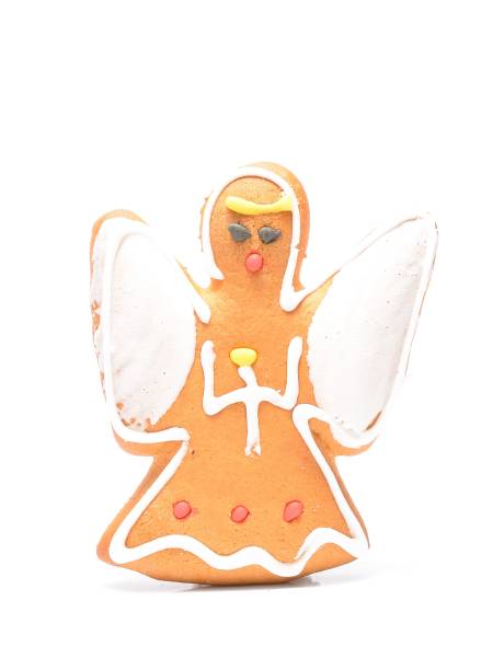 istock Christmas gingerbread cookies-angel figurine 892951162