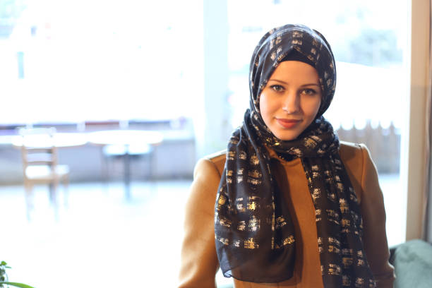 istock Young muslim women in cafetaria 892967856