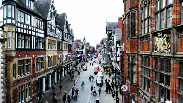 체스터 하우스 - chester england history built structure england 뉴스 사진 이미지