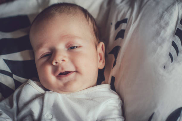 2 месяца ребенка - real people humor close up affectionate стоковые фото и изображения