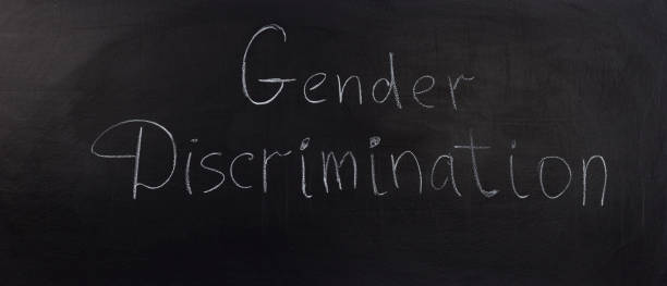 istock Gender discrimination Concept on Dark Background.Drawn with chalk on blackboard 893001870