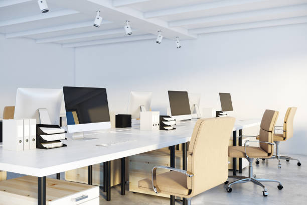 istock Contemporary coworking office 893002234