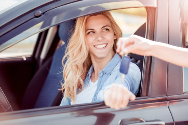istock Woman in car 893015816