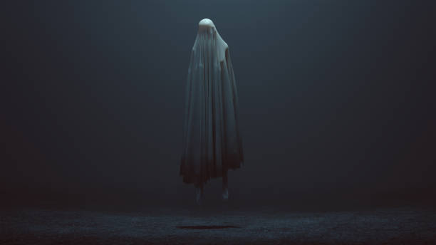 Floating Evil Spirit in a foggy void