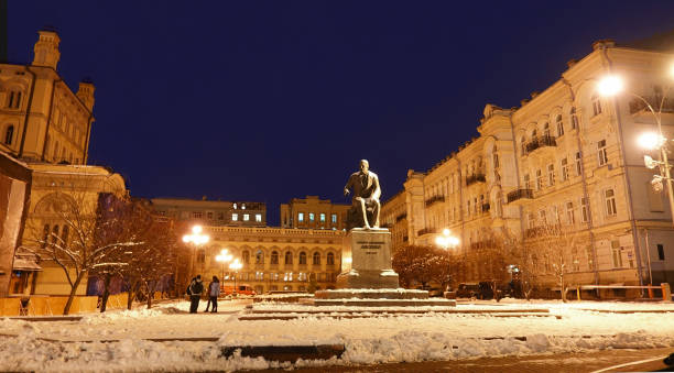 istock Monument to composer Mykola Lysenko 893020884