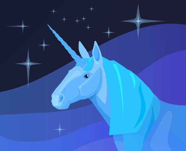 Unicorn. Vector illustration vector art illustration