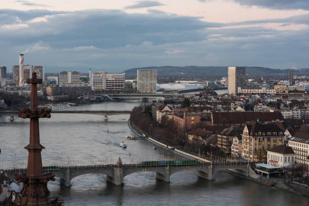 istock Basel switzerland cityscape december 2017 893042542