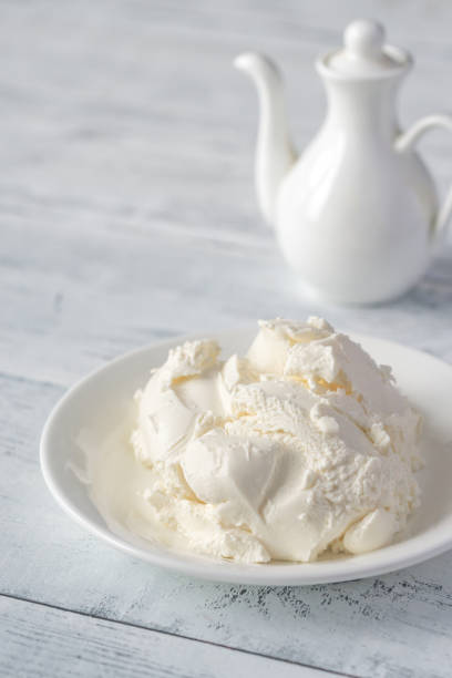 istock Mascarpone - Italian cream cheese 893049176