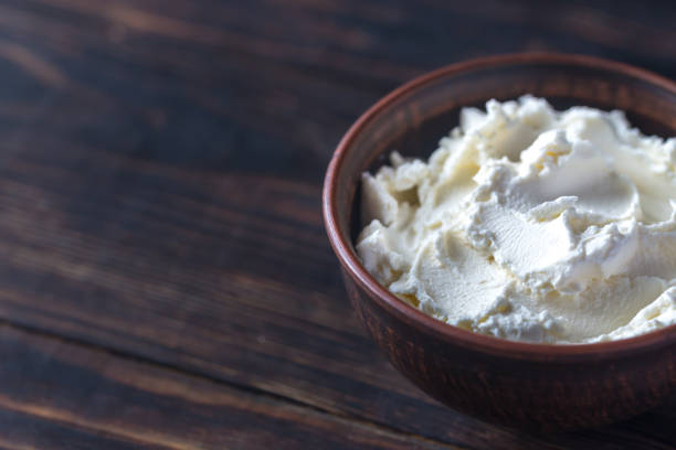 istock Mascarpone - Italian cream cheese 893049216