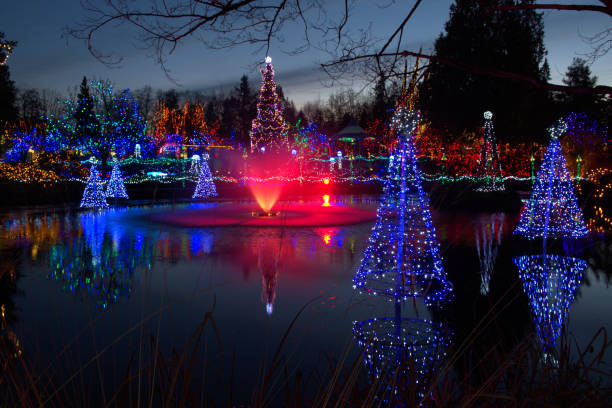 istock Christmas light festival in Canada 893049770