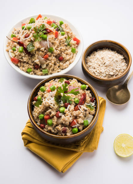 istock Masala Oats Upma is a healthy breakfast menu from India 893054494